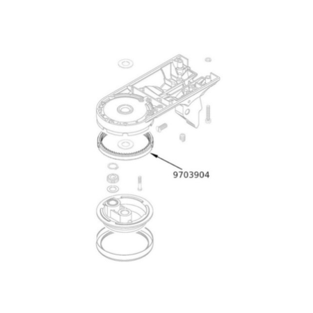 KitchenAid Getriebe Ring Zahnkranz für Küchenmaschine - KitchenTech