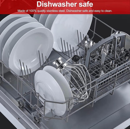 Welikekitchen Edelstahl Schneebesen für KitchenAid 4,3 L und 4,8 L Küchenmaschinen - KitchenTech