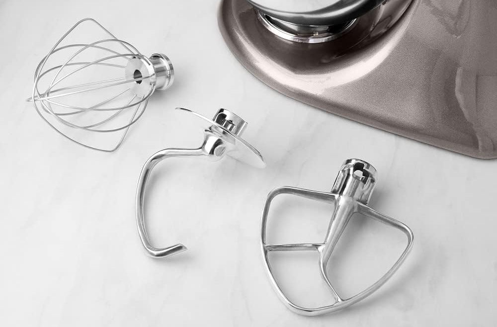 KitchenAid Edelstahl Zubehör-Set für 4,8 l und 4,3 l Küchenmaschine 5KSM5TH3PSS