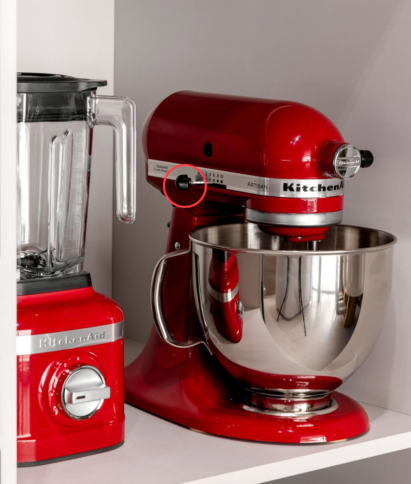KitchenAid Geschwindigkeitshebel Knopf für Küchenmaschine